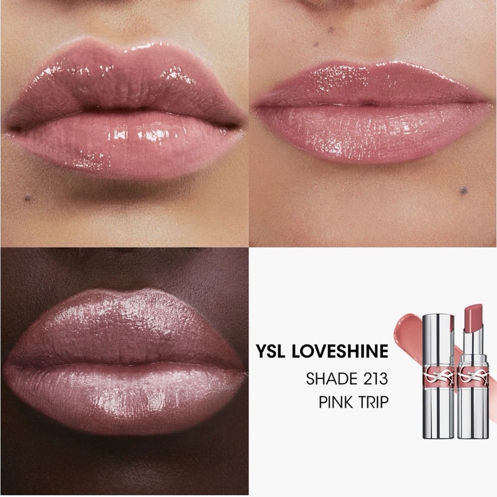 Yves Saint Laurent Loveshine Lip Oil Stick-Iconic Lip Color213 Pink Trip NWOT$45 - Picture 4 of 15